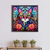 Diamond Painting -DIY Round Drill Stained Glass Cat