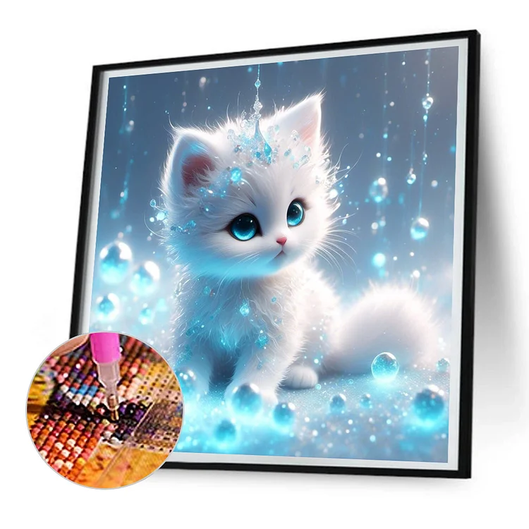 Gorgeous Cat-Crystal Diamond Painting