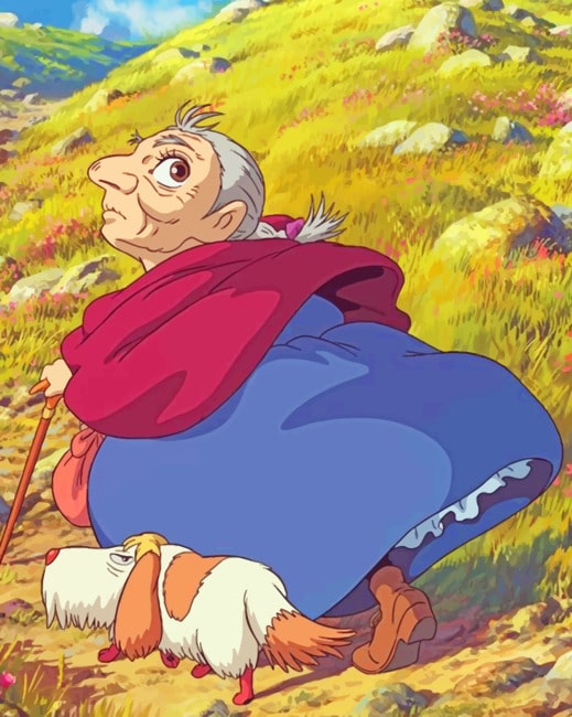 

Howl’s Moving Castle – Animes Paint By Numbers - 40*50CM, 501 Original