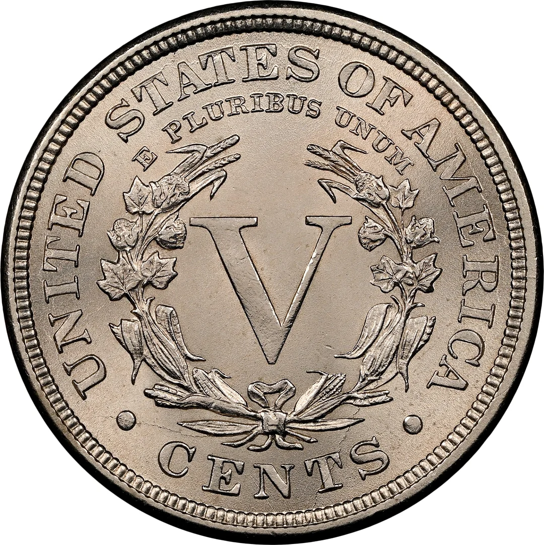 1888 5C Liberty Head Nickels Five Cents Silver Coins