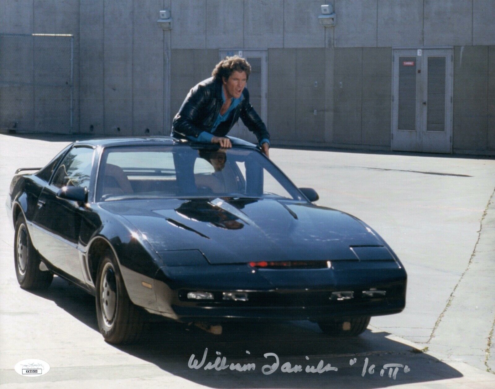 William Daniels Signed KITT Knight Rider 11x14 Photo Poster painting Autograph JSA COA Cert