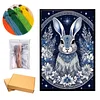 (US Local)Rabbit -11CT Stamped Cross Stitch Kit(40x60cm)