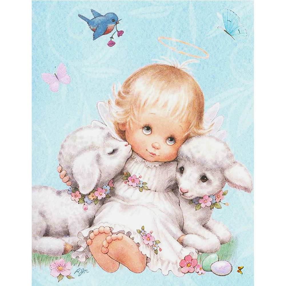 

Little Angel - Round Drill Diamond Painting - 35*45CM, 501 Original