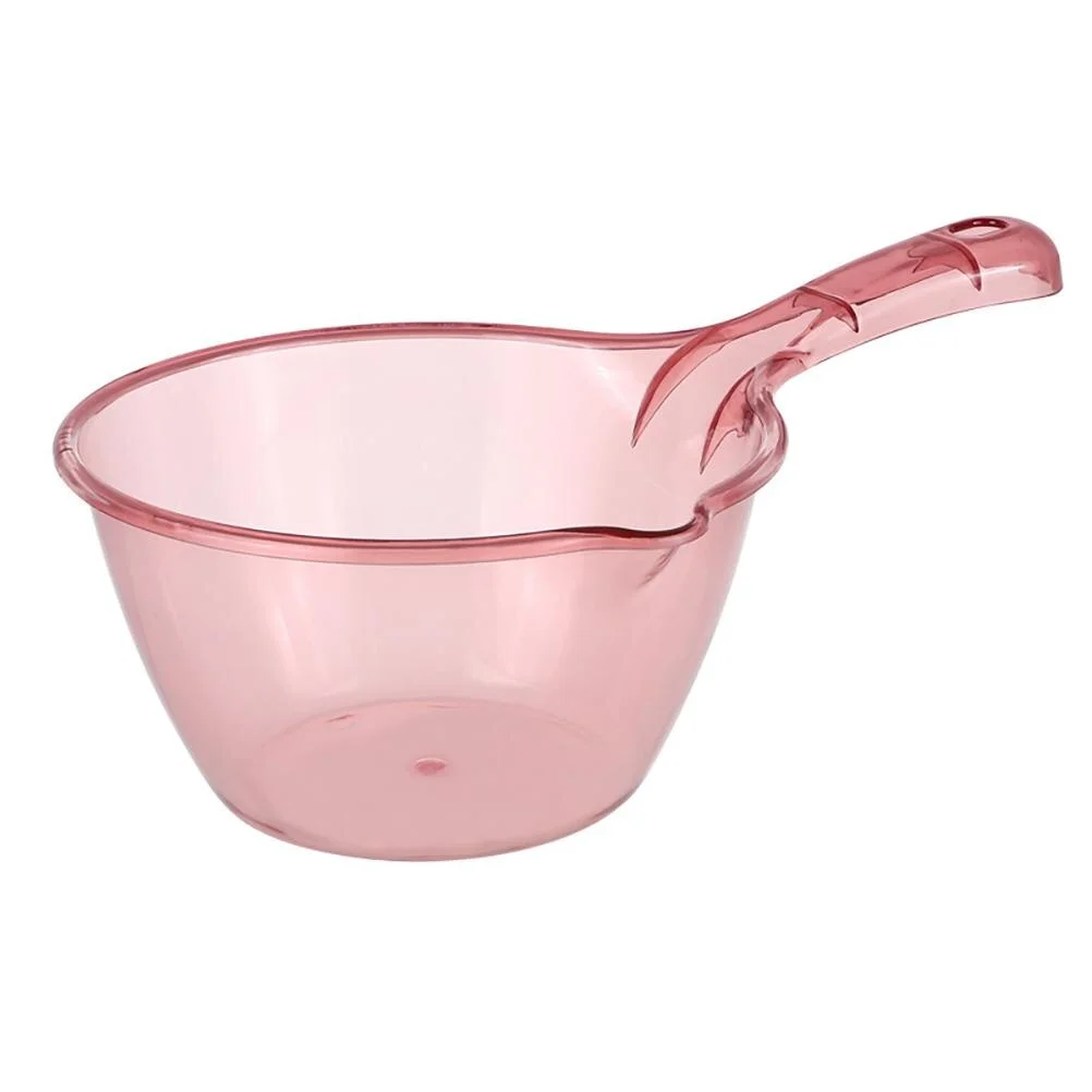 Transparent Kitchen Ladle Long Water Scoop Kitchen Spoons Bathroom Water Ladle Baby Bath Rinse Cup Home Kitchen Accessories