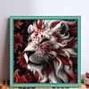 Lion-11CT Stamped Cross Stitch 40*40cm