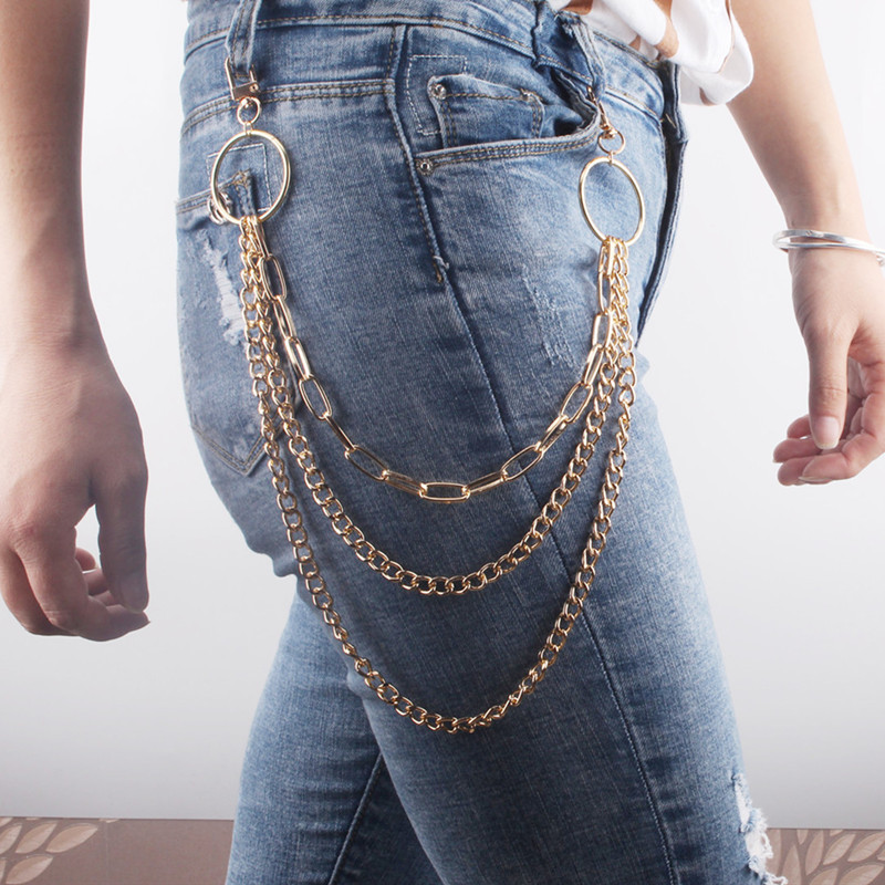 Personalized thick chain all-match waist chain