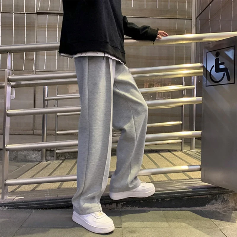 Inongge Sweatpants Men Straight Harem Pants Male Korean Man Loose Casual Pants Streetwear Sport Trousers Men's Joggers Oversize Sports