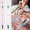 Diamond Painting Pen with Wax Refillable Wax Pen for Diamond Art Nail DIY (A)