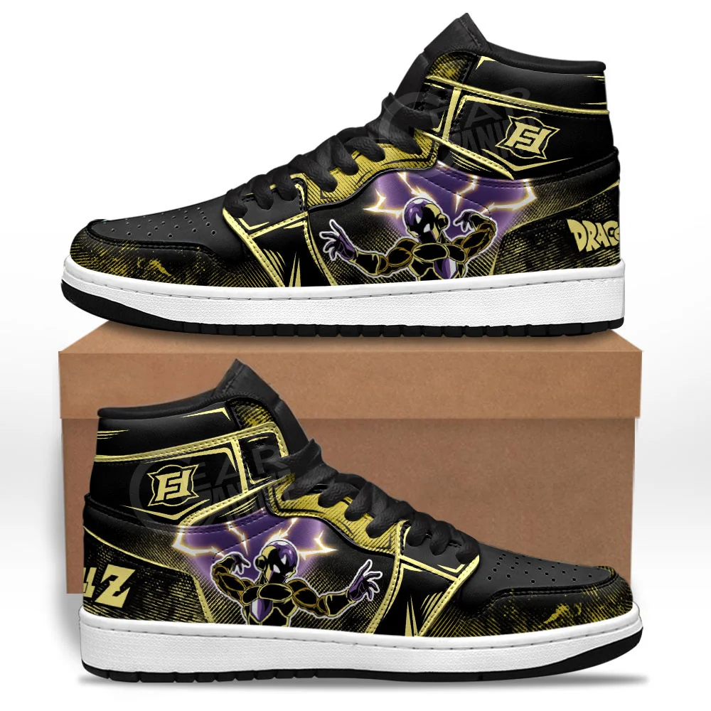 Golden Frieza Sneakers Custom Dragon Ball Anime Shoes