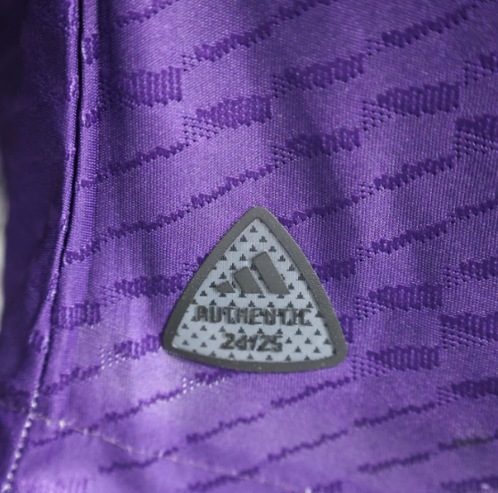 24/25 Real Madrid Y3 Purple Player Version Football T-Shirt Thai Quality