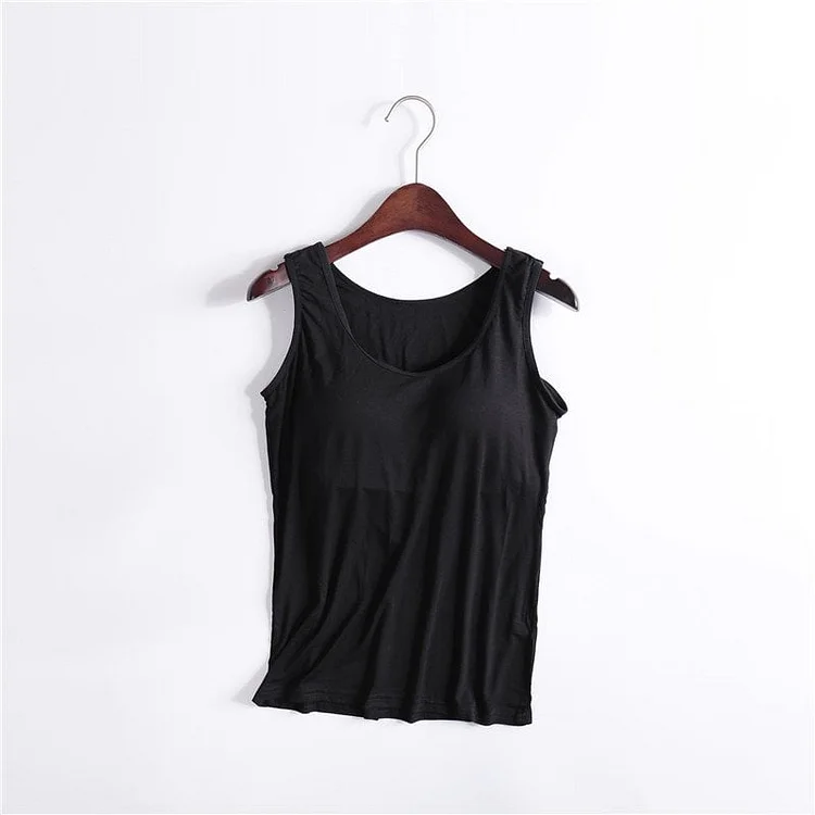 Tank With Built-In Bra 