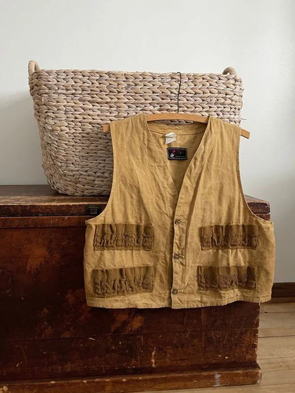 vintage old casual ladies vest