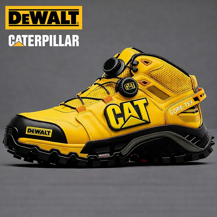 Wodoodporne i oddychające buty robocze i turystyczne CAT&reg; i DEWALT&reg; idealnie nadają się do pracy i aktywności na świeżym powietrzu.