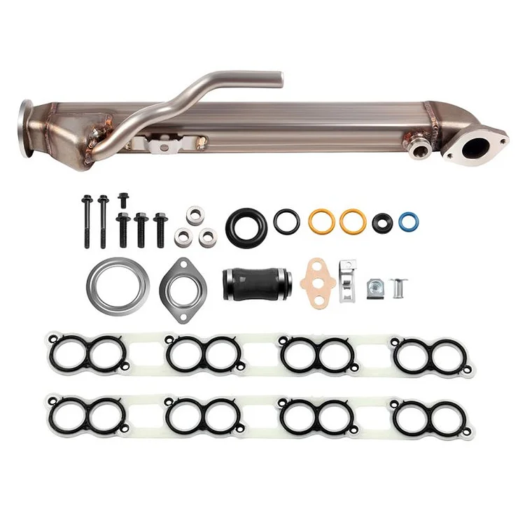 2004-2005 Ford E-350 Club Wagon 6.8L 2004-2010 Ford E-350 Super Duty Turbo Upgraded EGR Cooler Kit 1pcs