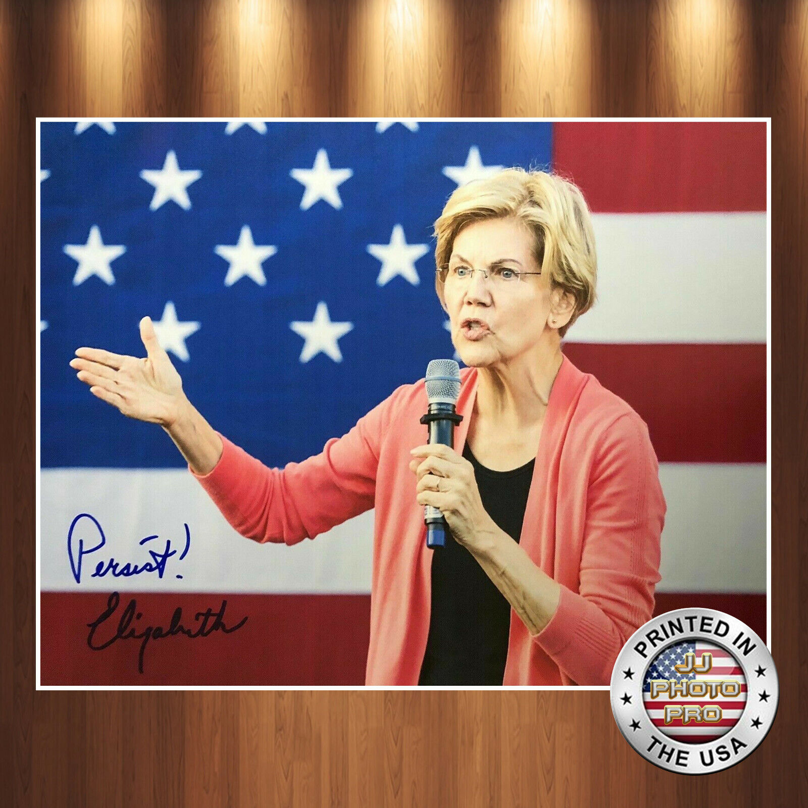 Elizabeth Warren Autographed Signed 8x10 Photo Poster painting REPRINT