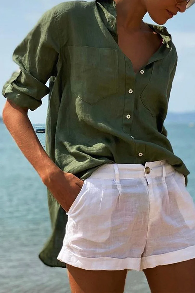 Linen Half Sleeve Shirt