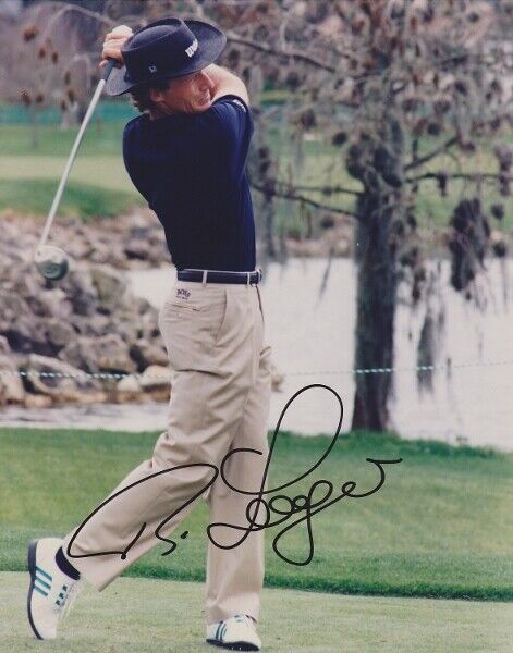 Bernhard Langer Signed Golf 8x10 inch Photo Poster painting - 1985 and 1993 Masters Champion