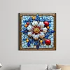 Diamond Painting -DIY Full Round Drill Stained Glass Flower(40*40 CM)