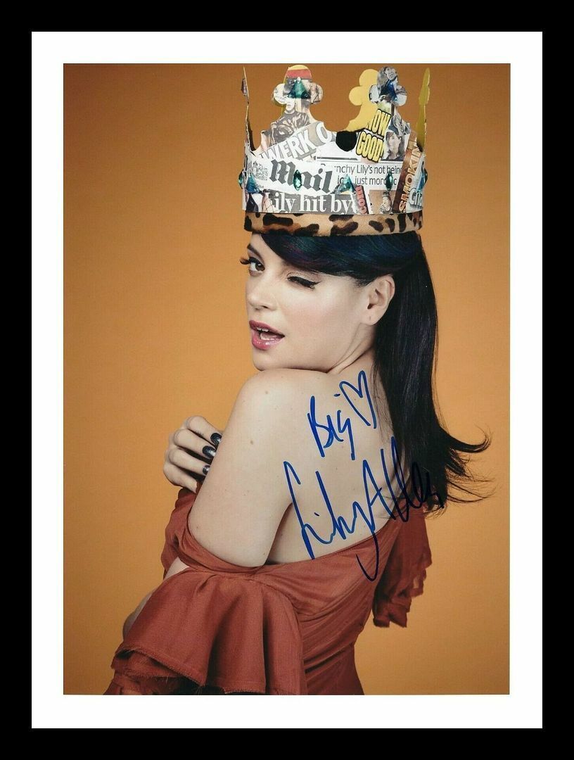 Lily Allen Autograph Signed & Framed Photo Poster painting 4