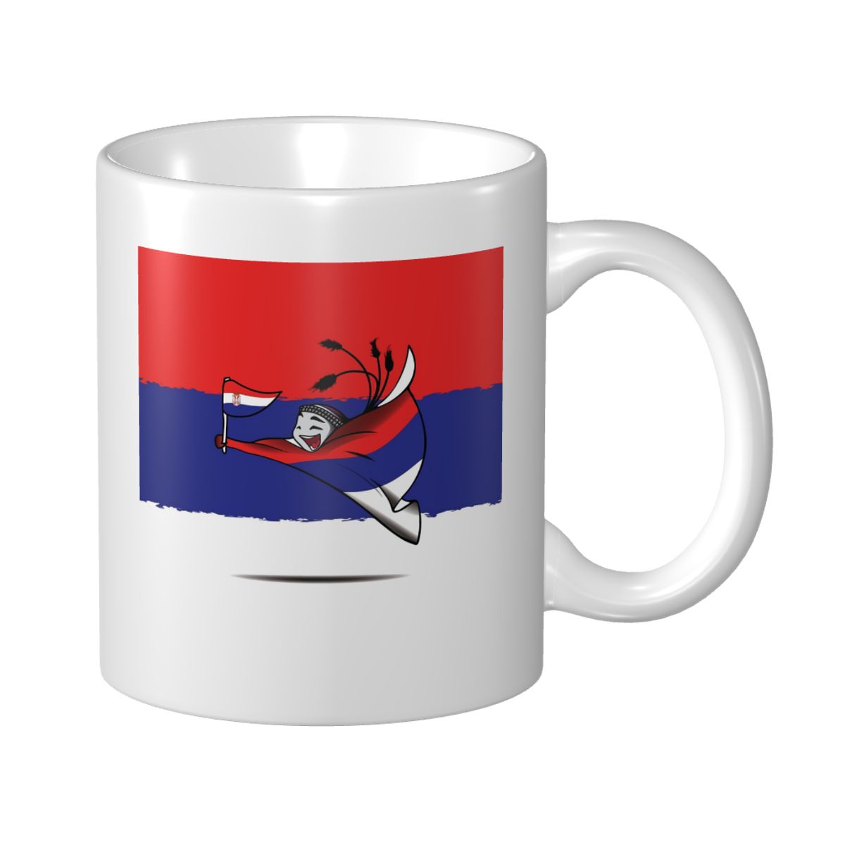 Serbia World Cup 2022 Mascot Ceramic Mug