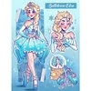 uk.everydayedeals Diamond Painting - Full Round - Princess Elsa(30*40cm)