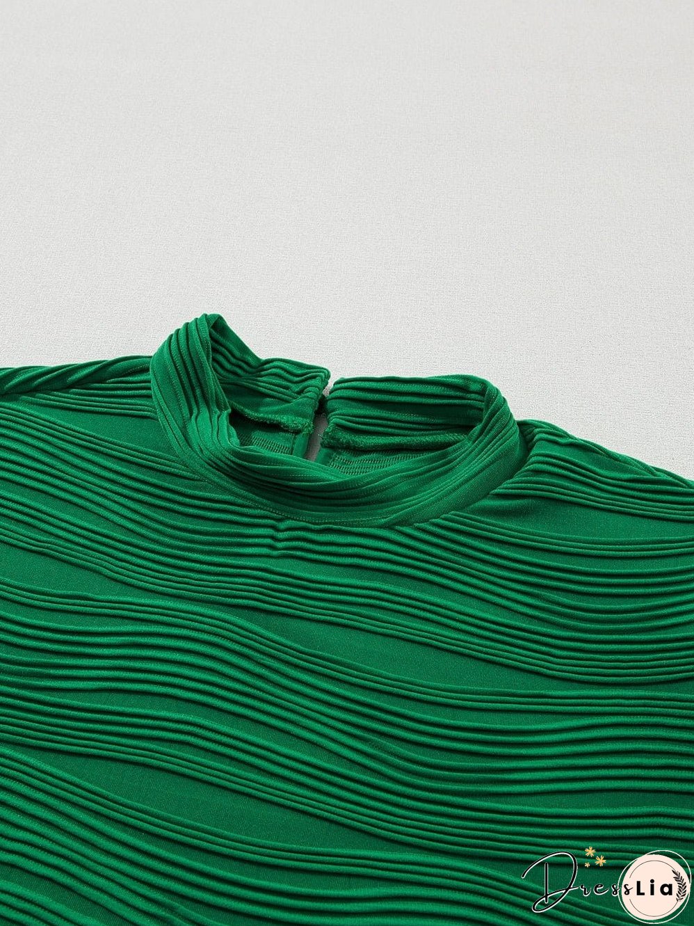 Elegant Wave Pattern Blouse