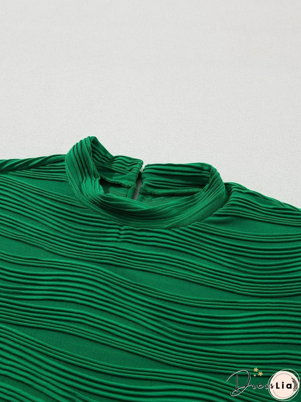 Elegant Wave Pattern Blouse