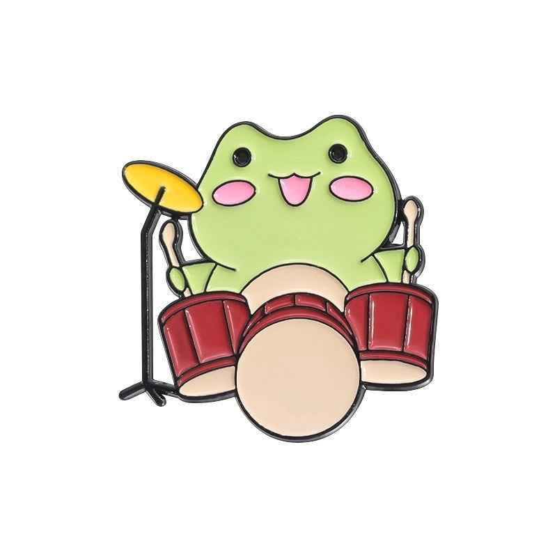 Cartoon Style Cute Pin Frog Alloy Plating Unisex Brooches