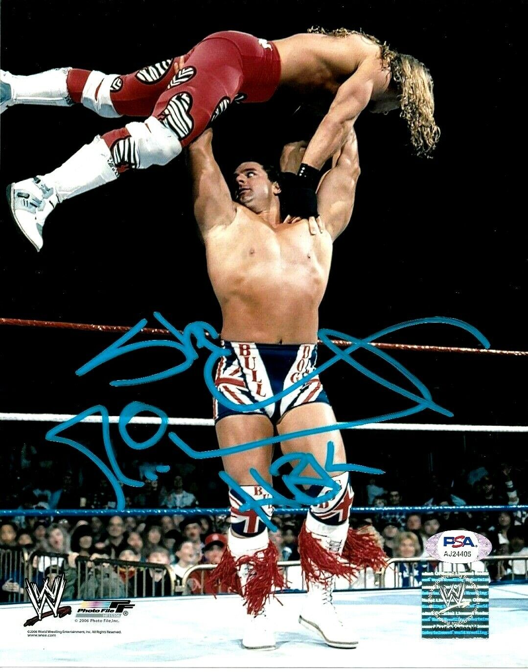 WWE SHAWN MICHAELS HAND SIGNED AUTOGRAPHED 8X10 Photo Poster painting WITH PSA DNA COA 2 HBK