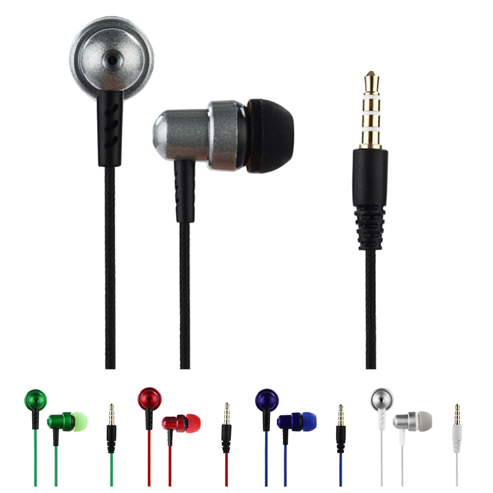 

Braided Wire Sub-woofer Headset Ear Braided Rope Wire Cloth Rope Earplug, Green, 501 Original