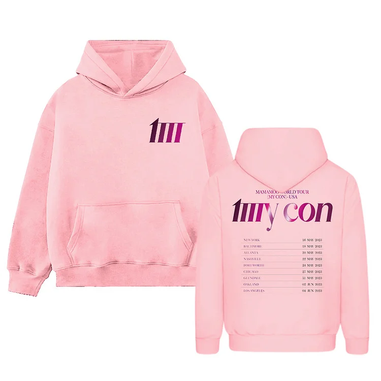 MAMAMOO World Tour MY CON in USA Schedule Hoodie