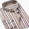 Classic Business Casual Striped Shirt