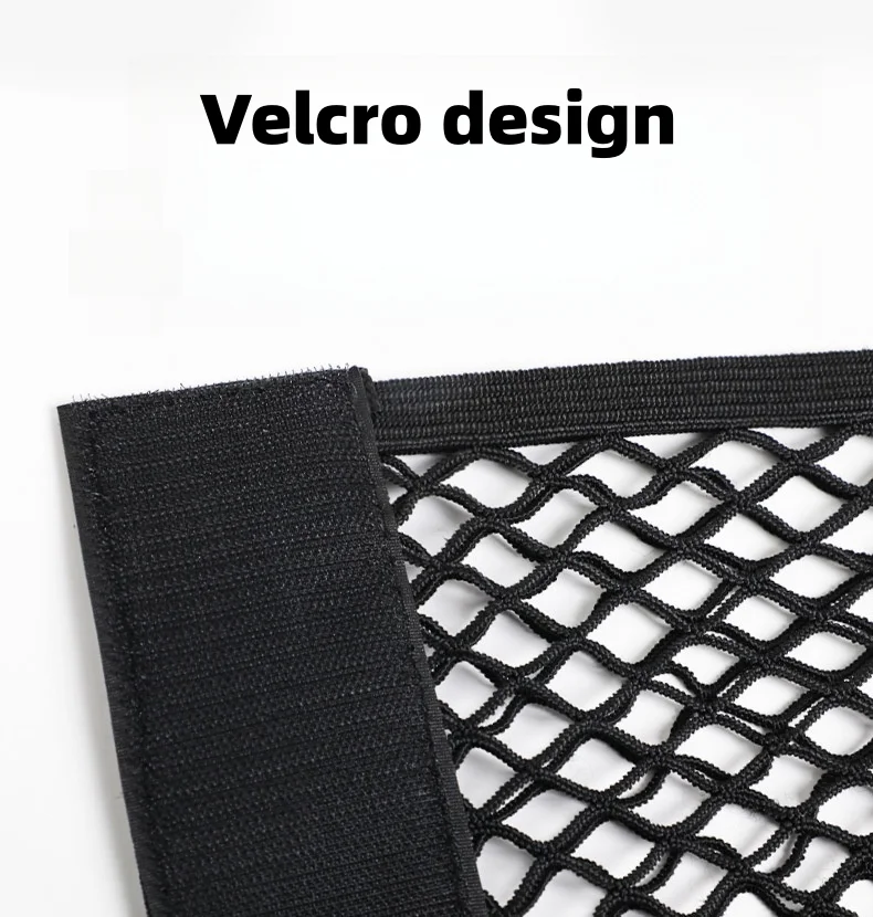 Car trunk storage elastic mesh bag