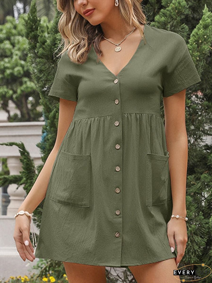 Cotton Mini Dress