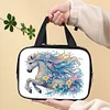 DIY Pferd Diamant Kunst Strass Make-up Tasche Transparent PVC Aufbewahrungspack Geschenk