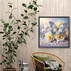Diamond Painting - Full Round Drill - Flower Butterfly(Canvas|40*40cm)