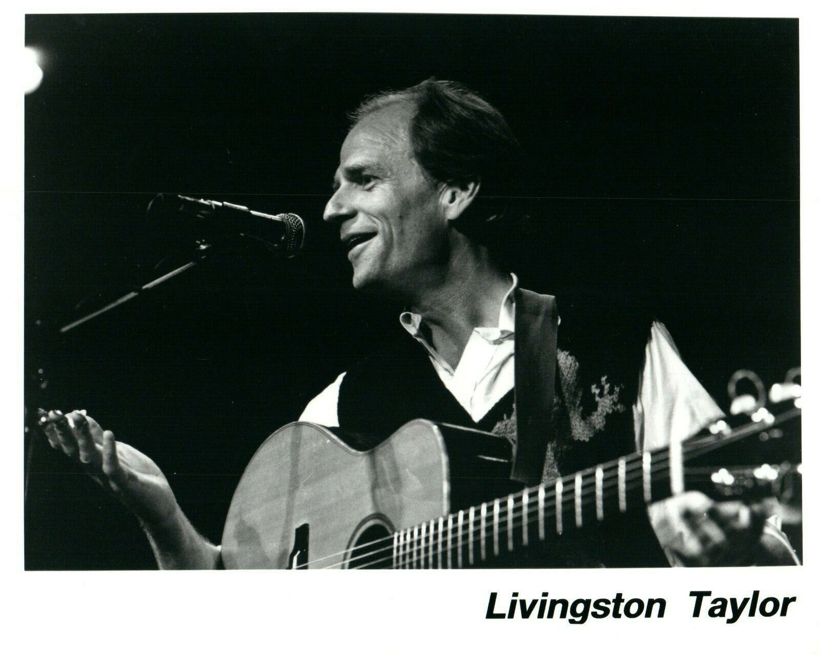 LIVINGSTON TAYLOR Folk Pop Music 8x10 Promo Press Photo Poster painting by Ron Pownall