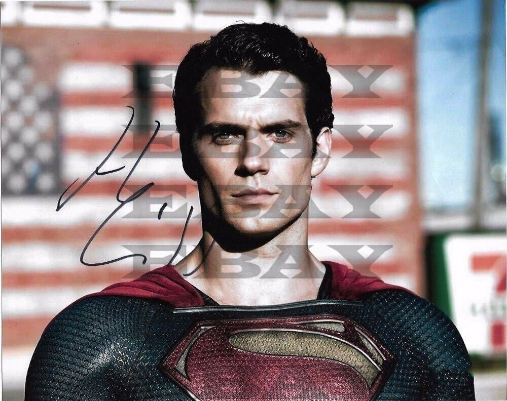 Henry Cavill Batman v Superman Autographed Signed 8x10 Photo Poster painting Reprint