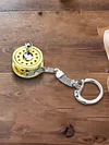 1pc Alloy Fishing Reel Drum Pendant Keychain Fishing Wheel Pendant Angler Gift