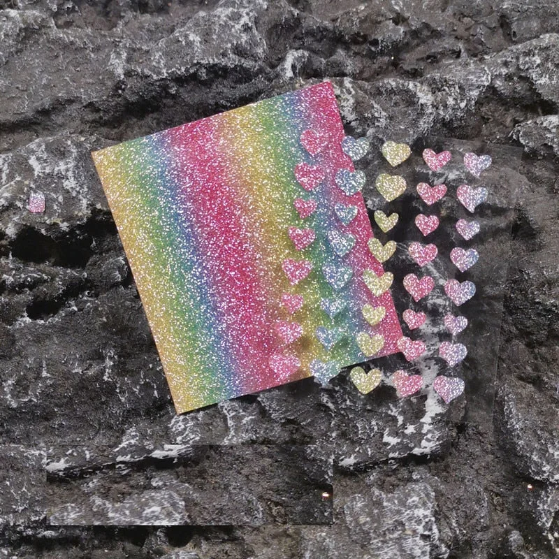 1PC 3D Nail Stickers Valentines's Day Heart Love Self-Adhesive Slider Letters Nail Art Decorations Stars Decals Manicure Tool-Nail Inspo