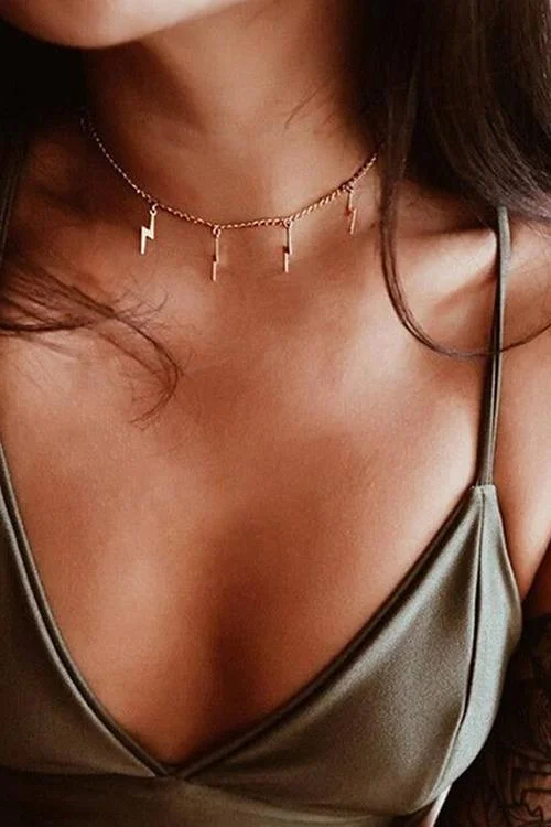 Lightning Tassels Necklace