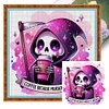 Halloween Drinking Death-11CT Stamped Cross Stitch 40*40cm/15.75*15.75in