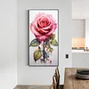 (Big Size)Texture Rose-Paint by Numbers Acrylic Painting 40*70CM