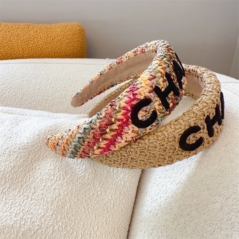 Women's Minimalist Letter Cloth Braid Hair Band