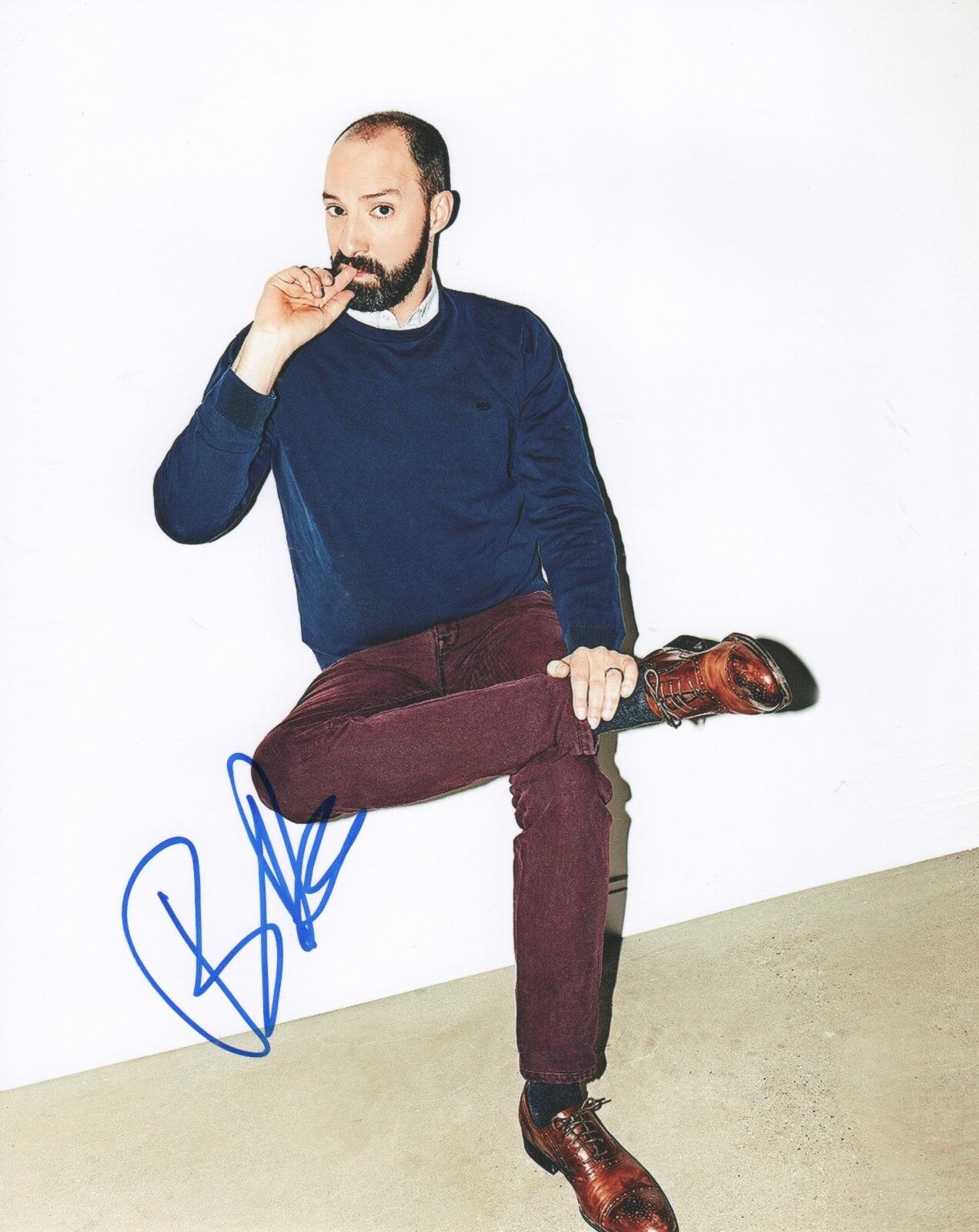 Tony Hale actor REAL hand SIGNED Photo Poster painting #4 COA Arrested Development Veep