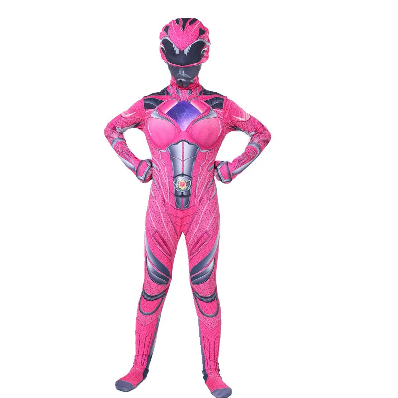 Power Rangers Dino Fury Pink Ranger Cosplay Costume