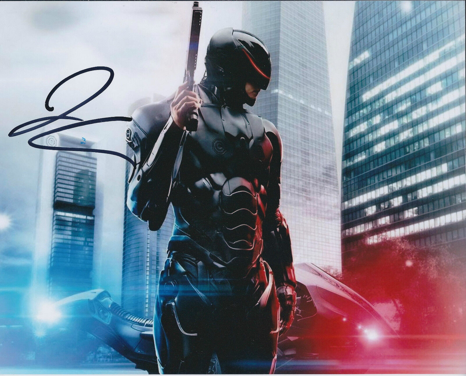 Joel KINNAMAN SIGNED Autograph 10x8 Photo Poster painting AFTAL COA ROBOCOP Authentic