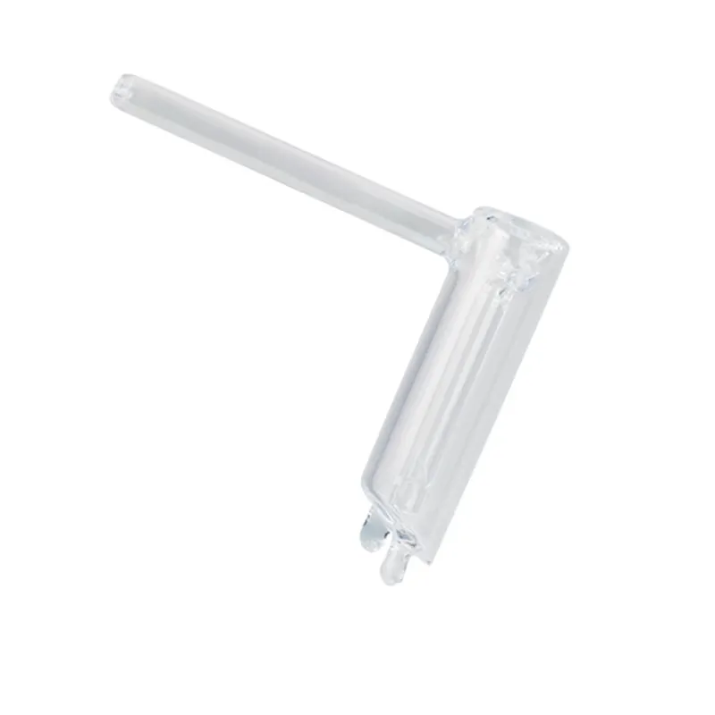Blue Green White Color Glass Hammer Bubbler Pipe 