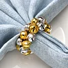 Golden Silver Red Green Bells Catering Napkin Ring