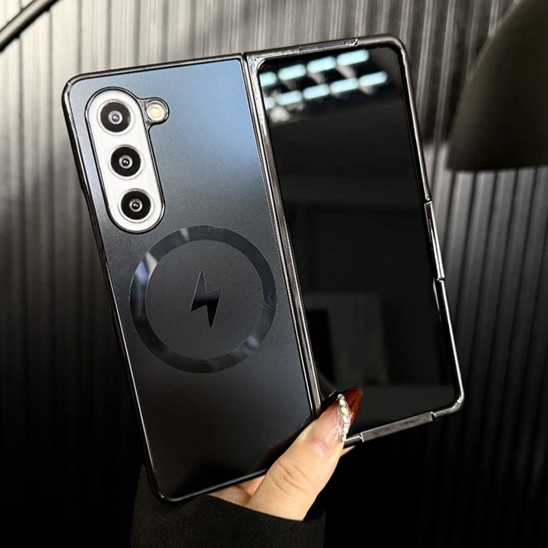 Electroplated Frosted Magnetic Case Cover for Samsung Z Fold Series